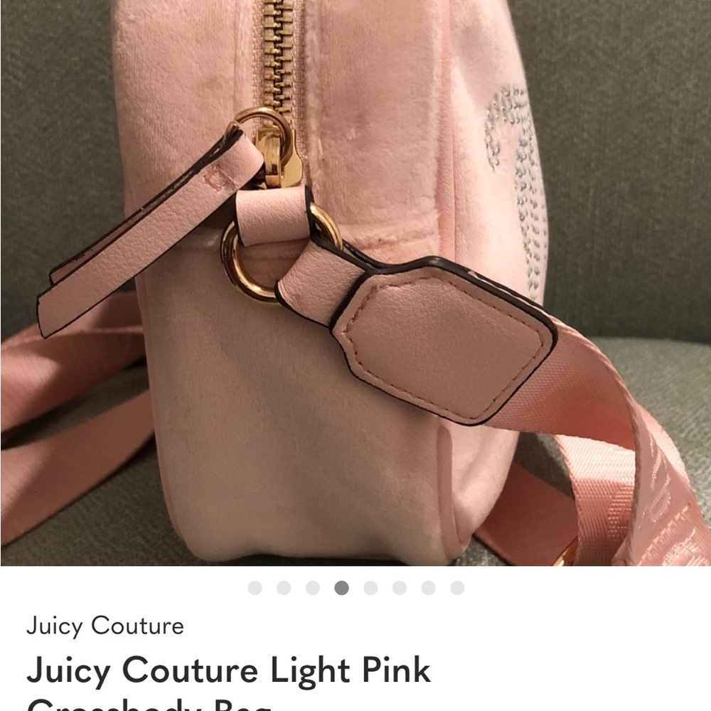 Juicy Couture New, Soft, Blush Pink Crossbody Bag - Picture 5 of 7